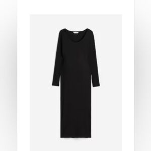 H&M Classic Black Long Sleeve Dress